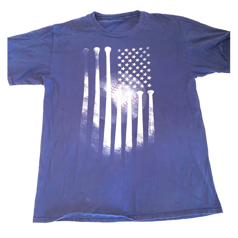 Baseball flag T-shirt M